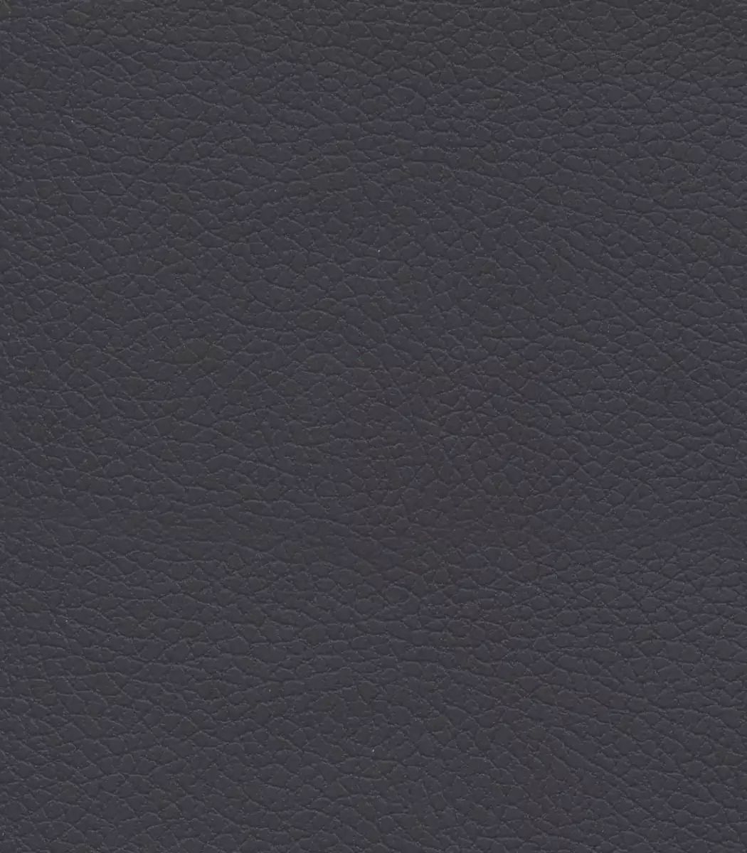 Close-up of the textured dark gray leather surface on the Golden Tech PR766 Relaxer MaxiComfort Recliner With Lift Assist - Small, highlighting subtle wrinkles and creases typical of natural leather.